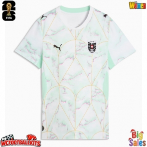 Austria Replica Away Stadium Shirt for Women World Cup 2026 Short Sleeve
